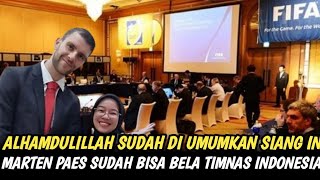 🔴 SUDAH DI UMUMKAN SIANG INI ‼️FIFA AKHIRNYA SETUJUI MARTEN PAES 😱 [upl. by Chuck]