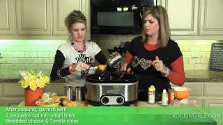 Chicken Tortilla Soup  Crockin Girls [upl. by Asiela]