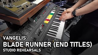 Vangelis  Blade Runner End Titles Kebu rehearsals [upl. by Htidirrem]