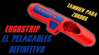 pelacables Ergostrip de Knipex como funciona pelacables multiproposito [upl. by Adnat]