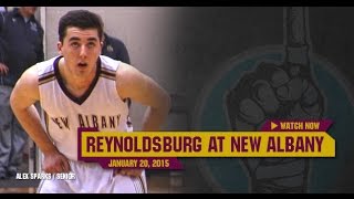 HS Basketball Reynoldsburg at New Albany 12015 [upl. by Eade]