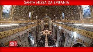 Papa Francisco Santa Missa da Epifania do Senhor 20190106 [upl. by Ahsuas]