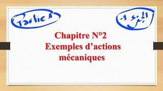 Exemples dactions mécaniques Partie1  أمثلة لتأثيرات ميكانيكيةجزء1 [upl. by Lekkim356]