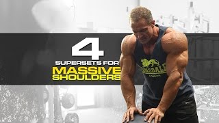 4 SUPERSETS FOR MASSIVE SHOULDERS [upl. by Waers]