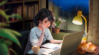 Music makes you concentrate on study in the evening 🌙 Lofi playlist for study relax stress relief [upl. by Narcis822]