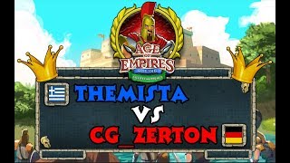 AoEO ESOC Spartan Wars 2018 — GRAND FINALS TheMista vs cGZertoN [upl. by Sheepshanks]