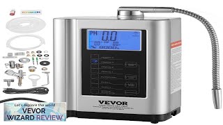 VEVOR Alkaline Water Ionizer Machine pH 35105 Alkaline Acidic Hydrogen Water Purifier Review [upl. by Azarria]