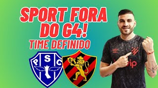 SPORT JÁ TEM TIME DEFINIDO MAS NO MOMENTO TÁ FORA DO G4 DA SÉRIE B [upl. by Goddard]