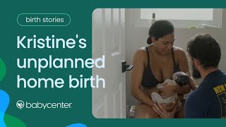 Birth stories Unplanned home birth [upl. by Naashar]