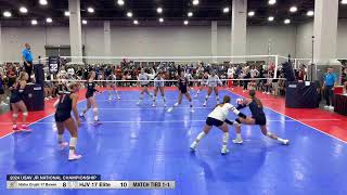 2024 USAV JR NATIONAL CHAMPIONSHIP  Idaho Crush 17 Bower vs HJV 17 Elite [upl. by Korry]