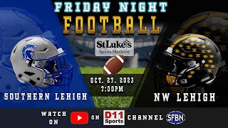 Southern Lehigh at Northwestern Lehigh  High School Football  102723 [upl. by Attesor]