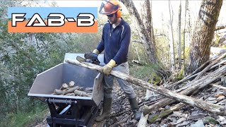 Je fais du bois avec le mini dumper Jansen RD300 Pro [upl. by Maxma892]