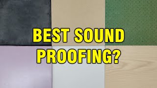 What is the best material for soundproofing [upl. by Copeland]