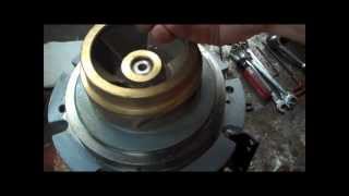 Pump seal change installation repair how to tutorial rebuild close coupled motor mounted 4380 1531 [upl. by Maryly]