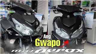 Ang gwapo ng Yamaha Aerox 155 na ito Color Glossy Black Mag kano naba ngayon Walkthrough Review ✅ [upl. by Moht]