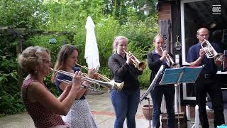 Posaunenchor Altenmedingen performed quotGeh aus mein Herzquot in Aljarn [upl. by Samul]