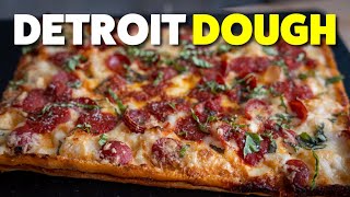 Ultimate Detroit Style Pizza Dough Recipe [upl. by Oruhtra]