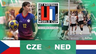 U17 Korfball World Cup 2024  Czechia  The Netherlands [upl. by Airamzul]