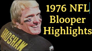 Crazy 1976 NFL Bloopers Trick Plays amp Odd Highlights [upl. by Lamok]