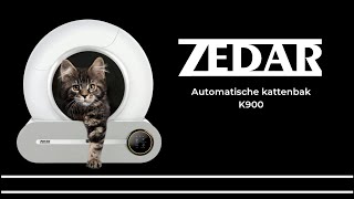 Zedar K900 Automatische Kattenbak Handleiding [upl. by Eneles148]