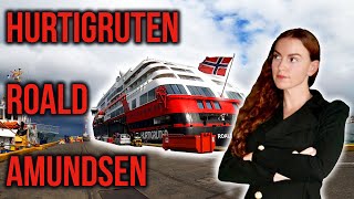 Boarding Hurtigruten ROALD AMUNDSEN  Antarctica Hybrid Cruise Ship 🛳🇦🇶 [upl. by Scever903]