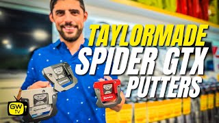 TaylorMade Spider GTX Putters First Look [upl. by Eirahcaz]