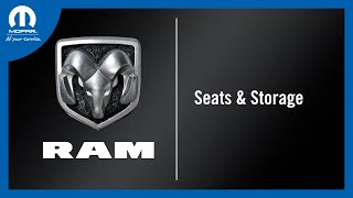 Seats amp Storage  How To  2025 Ram Trucks [upl. by Kevin]