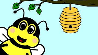 The Bee Song  Nursery Rhyme  Songs for Kids  Its Playtime [upl. by Malanie344]