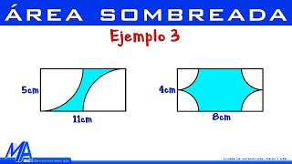 Áreas sombreadas  Ejemplo 3 [upl. by Zach]