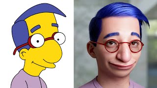 3D Model of Milhouse Van Houten Real time [upl. by Amorette]