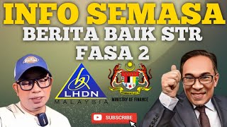 BERITA BAIK UNTUK PENERIMA STR FASA 2 [upl. by Eetsirhc]