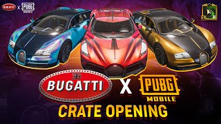 Cheapest Bugatti Crate Opening in Pubg Mobile 😱  4x Bugatti Giveaway 🔥 [upl. by Enimrej]