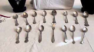 Estate Sale Finds Video 445 Lots of Sterling [upl. by Massiw]