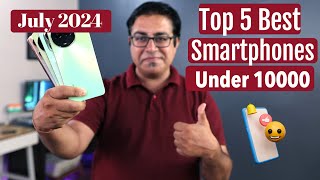 Top 5 Best 5G Phones Under 10000 in July 2024 I Best Mobile Under 10k [upl. by Ecnarretal]