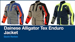 Dainese Alligator Tex Enduro Jacket Review [upl. by Abba207]