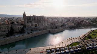 Palma de Mallorca 🇪🇸 4K  Aerial Footage [upl. by Zitah]