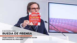 Joan Garriga quotLos presupuestos están destinados al fracasoquot [upl. by Ajtak]