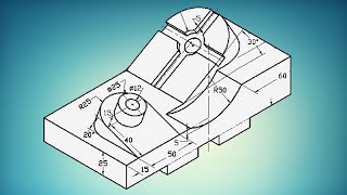 Circumference resting on an inclined plane isometric  Part 1 [upl. by Reyaht669]