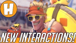 Overwatch  NEW Christmas Interactions  Voice Lines Tracer Hanzo Mercy  More  Hammeh [upl. by Anette]