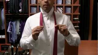 Hoe Strik Je Een Stropdas Dubbele Windsor stropdas knoop  How To Tie A Tie Full Windsor Tie Knot [upl. by Adelind]