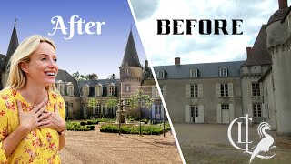 16 YEARS IN 16 MINUTES  The RENOVATION of our CHATEAU COURTYARD [upl. by Rabah]