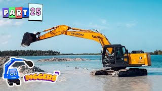 Diggers For Kids Worldwide 🌎 Trucks Mine Sites Crawler Excavators And More [upl. by Syl]