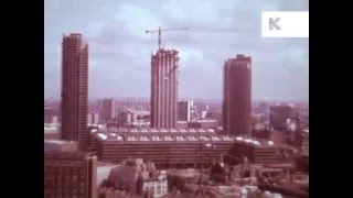 1973 Barbican Centre Under Construction London [upl. by Lustick]