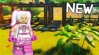 Building a CUSTOM GARDEN in Lego Fortnite Ep 02 [upl. by Anauqaj69]