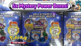 Opening 5x Mystery Power 1 Walmart Boxes Pokemon TCG unboxing [upl. by Wurster120]