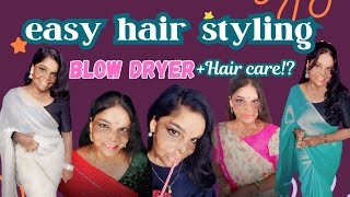 Easy Hair Styling Blow DryerHair Care viralvideo love hairstyle hair haircut [upl. by Aloz]