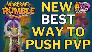 Forget Pushing With 4 Leaders Heres the New BEST Way to Climb Warcraft Rumble [upl. by Erny357]