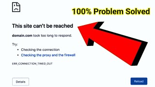 Quickly Fix Chromes quotERRCONNECTIONTIMEDOUTquot Error [upl. by Niarbo]