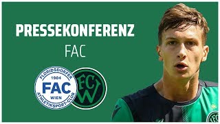 FC Wacker Innsbruck  Pressekonferenz vs FAC [upl. by Malvia862]