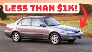 The Best Cars Under 1K  in 2024  TOP10 [upl. by Einahpets]